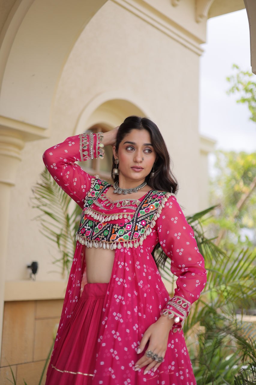 Designer Navratri Lehenga for Women | Garba Outfit - product image