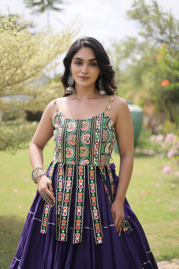 Women’s Designer Garba Lehenga Choli for Festive Wear - product image